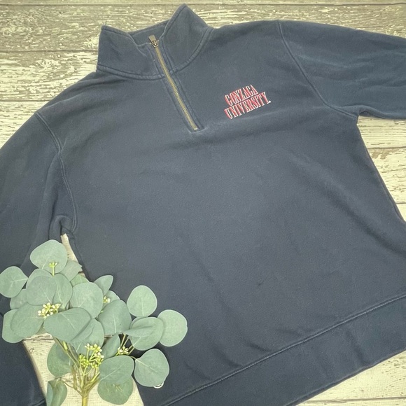 Fall Rush Gonzaga University Quarter Zip Up Sweatshirt - Picture 1 of 7